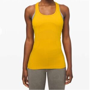 Lululemon Swiftly Tech Racerback Tank Top Honeycomb Size 8